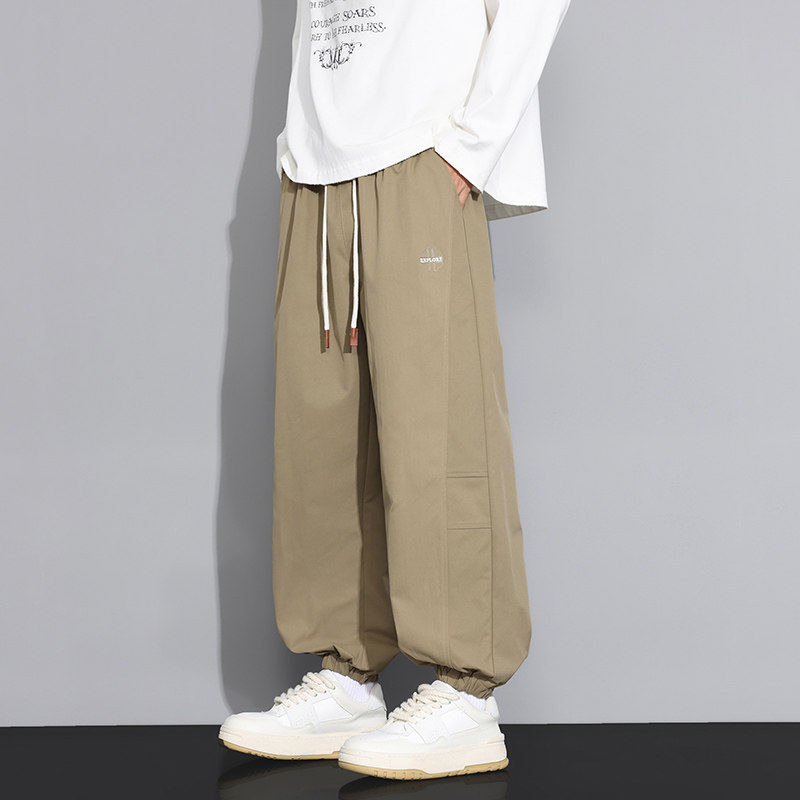 束脚工装裤男士春季新款宽松潮流冲锋裤运动休闲裤Q29173-特P30，男装工装外套，星座610（原A335）