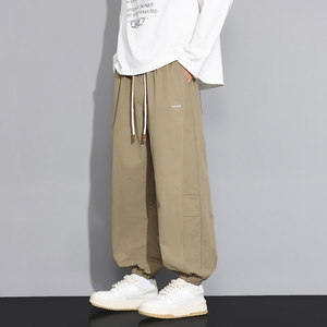 束脚工装裤男士春季新款宽松潮流冲锋裤运动休闲裤Q29173-特P30，男装工装外套，星座610（原A335）