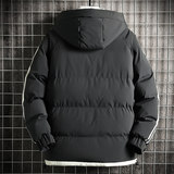 三防面料新款潮流男耐磨连帽棉袄冬季保暖加厚短款棉衣M5811-P70，男装棉衣，星座610（原A335）