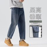工装牛仔裤春季2026新款美式潮牌复古男士休闲长裤子K6627-P52，男装牛仔裤，星座610（原A335）