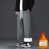 加绒棉裤男款冬季东北防寒裤子防风夹棉加厚休闲裤JR29183-P40，男装棉裤，星座610（原A335）