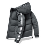 三防面料现货足棉服男冬季加厚短款面包服宽松羽绒服M5811-P70，男装羽绒服，星座610（原A335）