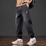 星空纹裤男款2025秋冬季新款宽松束脚运动保暖休闲长裤H603-特P42，男装棉衣，星座610（原A335）