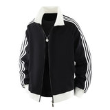 复古美式条纹立领夹克春新款日系百搭oversize外套潮Q5567-P50，男装夹克，星座610（原A335）