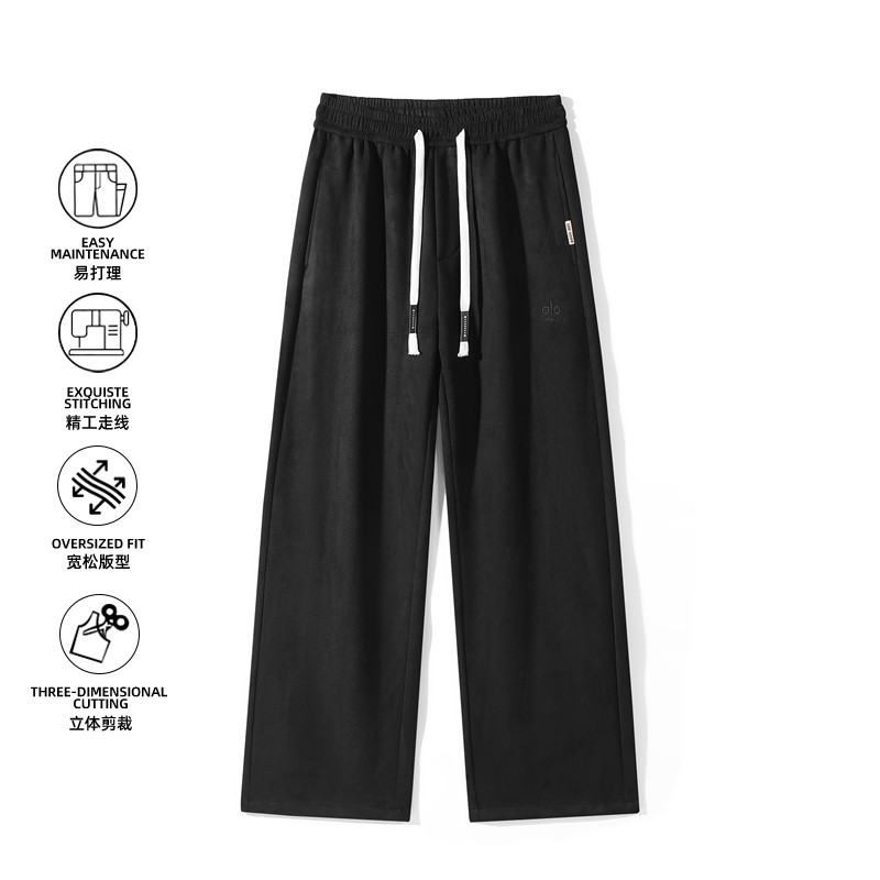 男秋季2025新款宽松直筒运动长裤青少年潮牌休闲裤Z6911-P42，女装休闲裤，星座610（原A335）