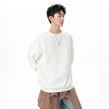 新款2025男T恤卫衣休闲潮牌百搭圆领宽松长袖Q5568-特P35，男装T恤，星座610（原A335）