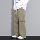 2026新款工装裤男春季直筒宽松休闲裤美式潮牌长裤Q29176-特P38，男装工装外套，星座610（原A335）