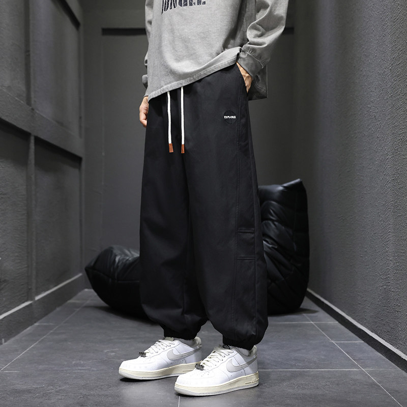 休闲裤男生春季宽松束脚裤子2026新款耐磨运动裤Q29173-特P30,女装休闲裤,星座610（原A335）