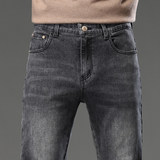 秋季高弹力牛仔裤男青年休闲修身小脚裤男裤韩版潮流长裤K879-P52，男装牛仔裤，星座610（原A335）