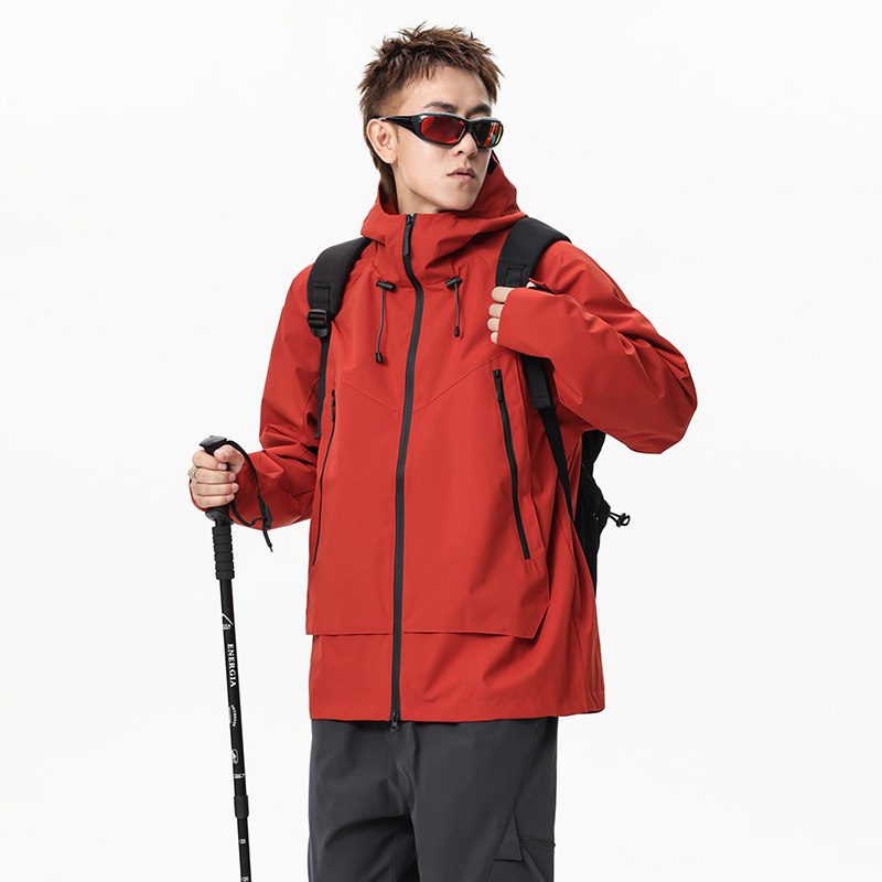 新款冲锋衣男夹克休闲宽松运动户外登山青少年外套Q5575-P65,男装夹克,星座610（原A335）