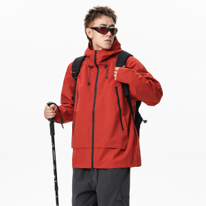 新款冲锋衣男夹克休闲宽松运动户外登山青少年外套Q5575-P65