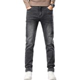 男士牛仔裤秋季潮牌修身小脚裤潮流弹力显瘦休闲长裤子男K879-P52，男装牛仔裤，星座610（原A335）