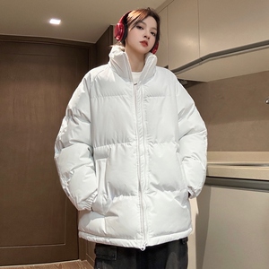 男女同款加绒加厚外层抗寒内层聚热防风防水立领棉服棉袄M111-P70图片