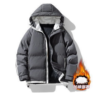 三防面料 连帽棉服男冬季新款加厚外套服棉袄外套棉衣M5811-P70图片