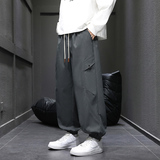 工装裤男束脚秋季新款潮流宽松休闲运动休闲长裤Q29161-特P30，男装工装外套，星座610（原A335）