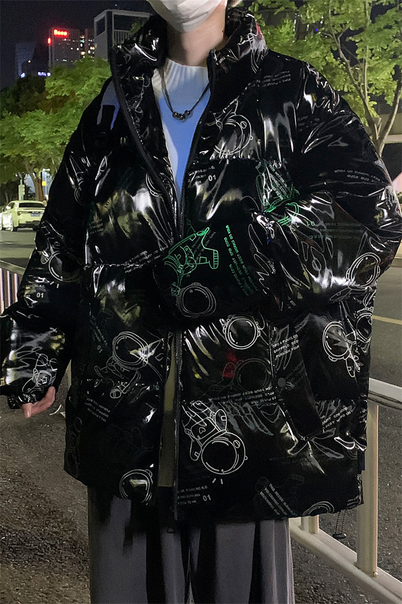 夜间面料发亮冬季新款男士潮流休闲加厚保暖棉衣外套MY006,男装棉衣,星座610（原A335）