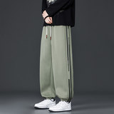 色条纹束脚裤男士2026秋季新款束脚运动长裤Q29166-特P32，女装休闲裤，星座610（原A335）