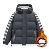 三防面料男款冬季加厚短款面包服户外大码宽松羽绒棉服M5811-P70，男装棉衣，星座610（原A335）
