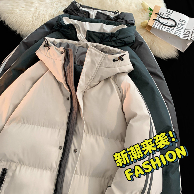 三防面料加厚外套男工装潮牌衣服冬装新款宽松连帽短款M5811-P70,男装工装外套,星座610（原A335）