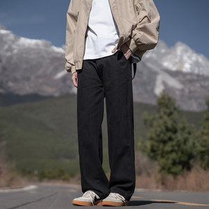 秋冬牛仔裤男士韩版百搭ins青少年宽松直筒阔腿裤子TS112-P45，男装牛仔裤，星座610（原A335）