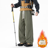 加绒休闲裤男冬季加厚直筒宽松保暖棉裤百搭运动裤JR29179-特P40，男装棉衣，星座610（原A335）