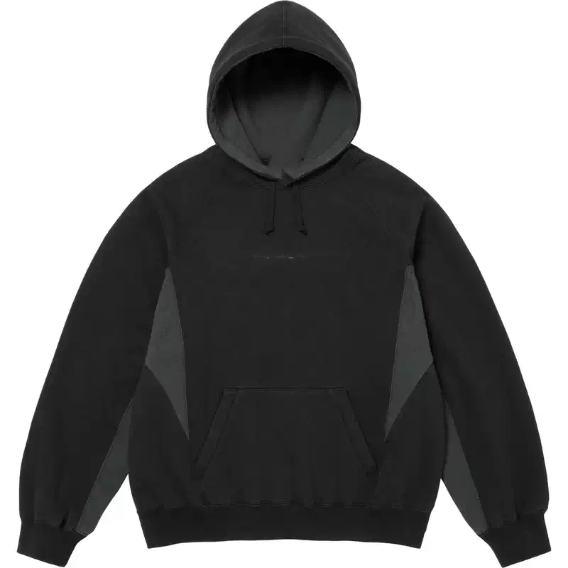 分割拼色卫衣 DIYISION HOODED SWEATSHIRT黑  白 棕 S M L XL