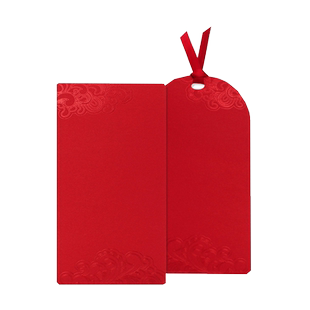 红包内片高奢烫金祝福卡片利事封书写笔可手写可定制单位公司LOGO