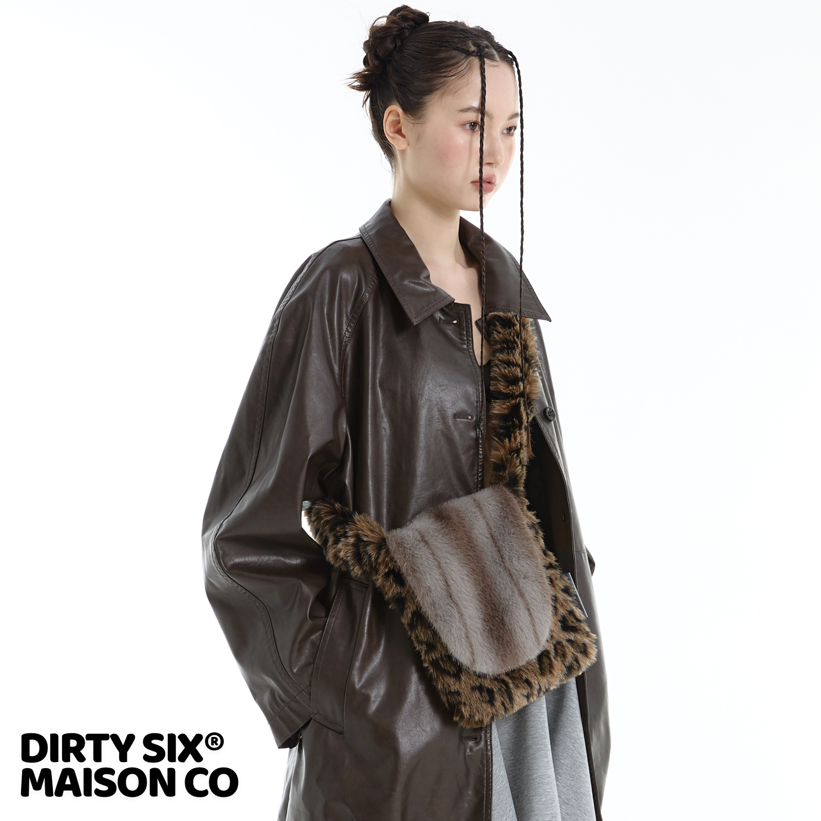 DirtySix原创陨石豹豹柔软毛毛包