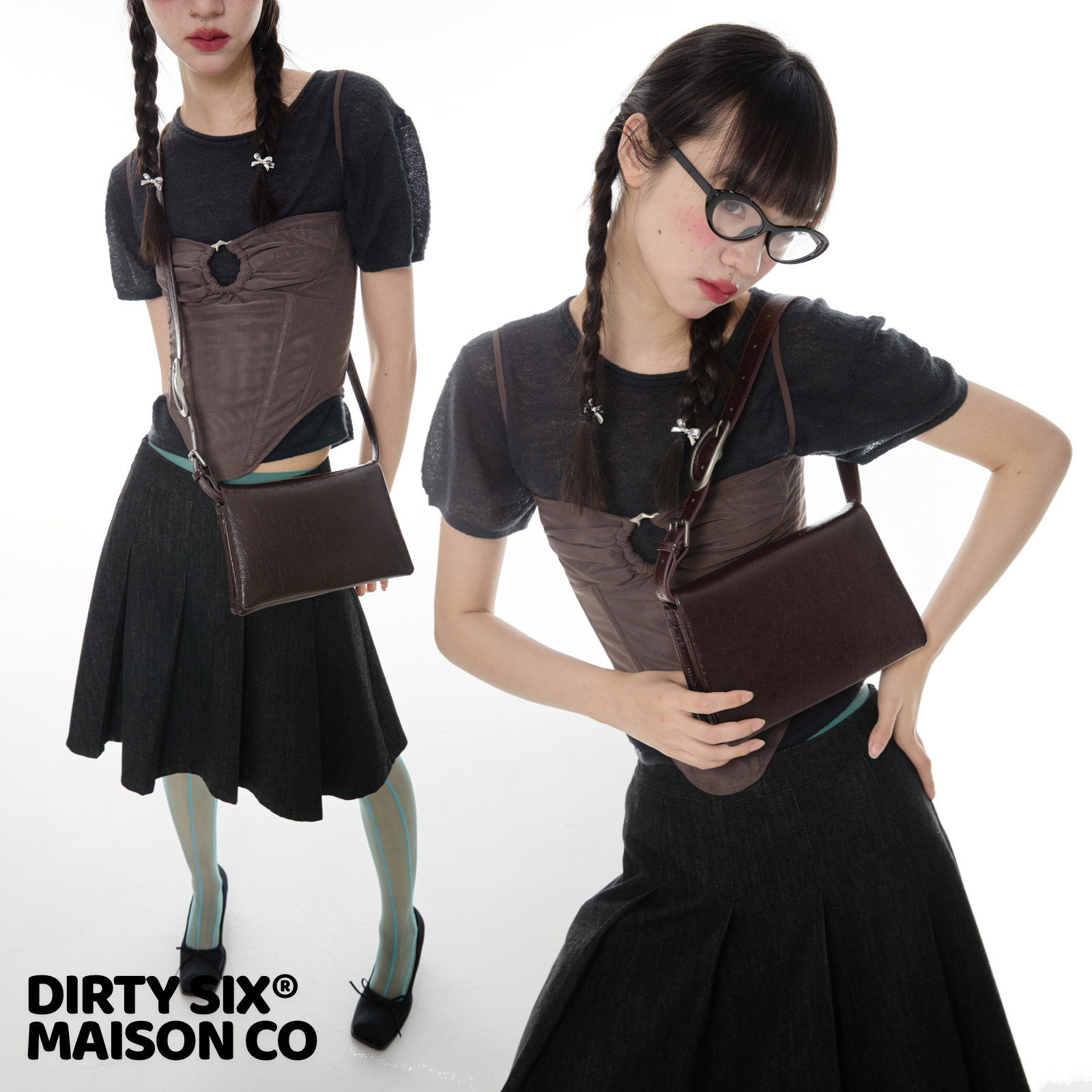 DirtySix原创小坂三明治小方包