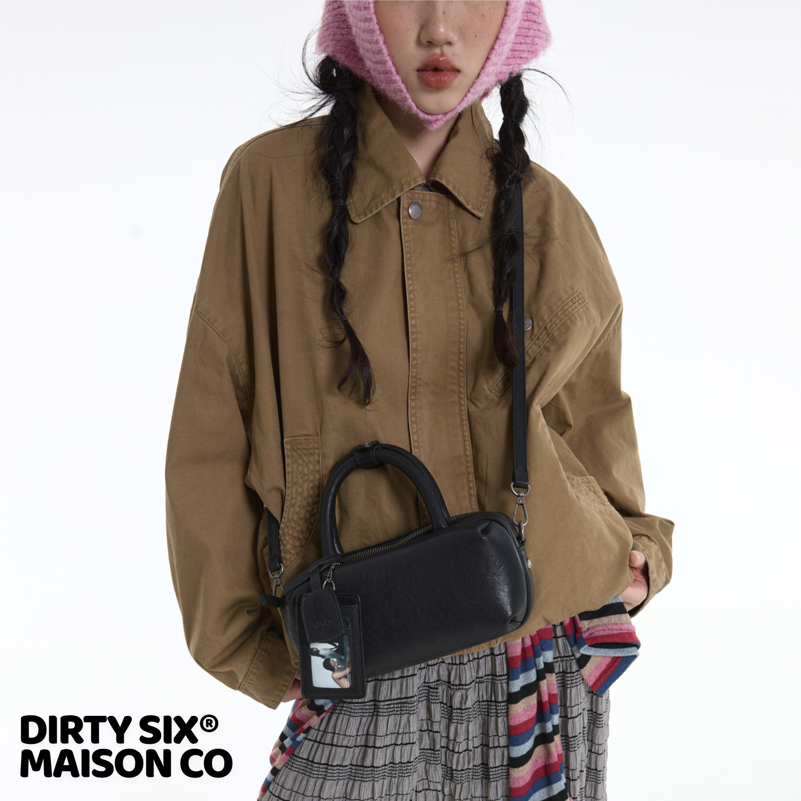 DirtySix原创小塔油条包牛皮方包