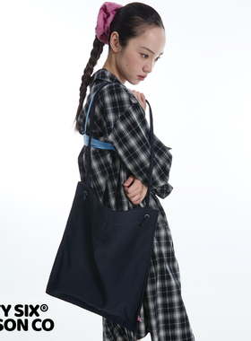 DirtySix 原创 moma tote  细肩带 大容量 尼龙环保袋