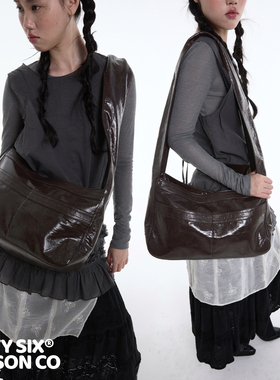 DirtySix 原创 赤日邮差 无性别 大容量 单肩斜挎包