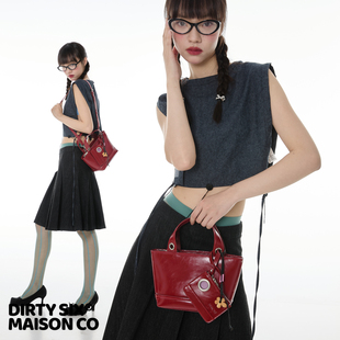 Bag Hippo 含卡套牛皮亮面手提单肩斜挎菜篮子包 2025SS DirtySix