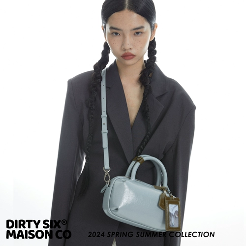 Dirtysix /Original Small Tower Churroscase Bag Cowhide 嘭嘭 Small Messenger Square Bag