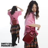 DirtySix 牛皮单肩斜挎小方包 库派小方包 原创 cooperbag