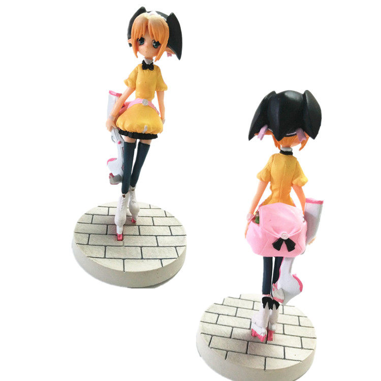 正品万代bandai 手办公仔模型 女孩溜冰 动漫人物 全新未拆封