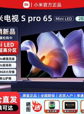 小米电视65英寸S pro 65 Mini LED 2025款 低反屏288HZ平板电视机