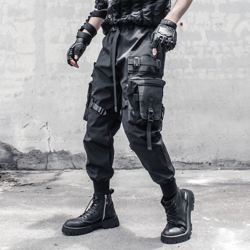 机能工装伞兵裤个性多口袋长裤