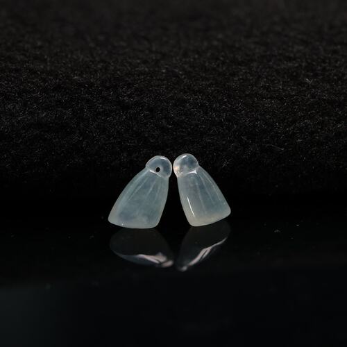 冰种天然A货翡翠莲蓬小吊坠