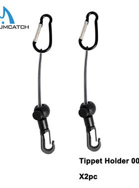 子线挂线器飞钓工具飞蝇钓鱼TIPPET HOLD黑色16厘米麦凯诗正品出