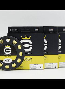 进口飞钓三色主线浮水重量前置科特兰飞蝇indicator溪流cortland