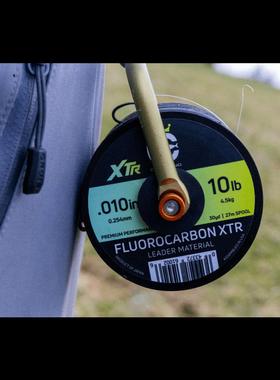 飞钓碳氟前导XTR不变径透明美国cortland飞蝇鱼线进口高强度耐磨