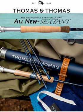 进口飞钓竿美国托马斯旗舰SEXTANT系列海水巨物飞蝇杆手作24新款