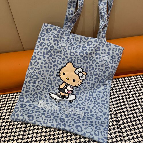 黑皮HelloKitty帆布tbh野兽派家