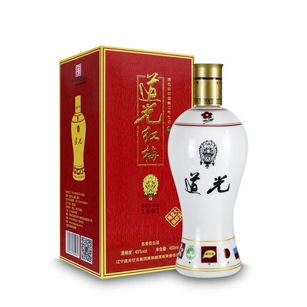 道光廿五白酒道光二十五陈香型粮食酒道光红梅凌川45度450ml