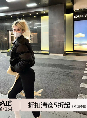 PrettyDragon 春季高腰提臀运动收腹打底鲨鱼裤修身外穿瑜伽裤女