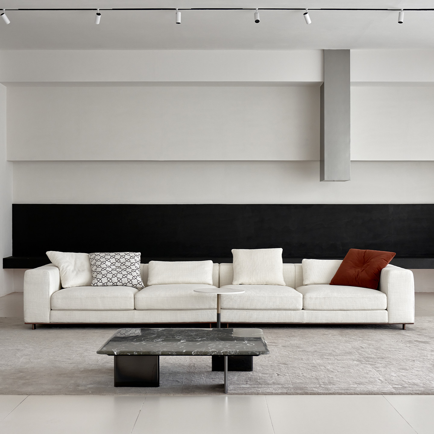 FreeMan钢琴键沙发意式极简