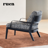 如恩Viaggio飘带椅休闲椅意式 极简风格 单人沙发椅子设计师椅CF022