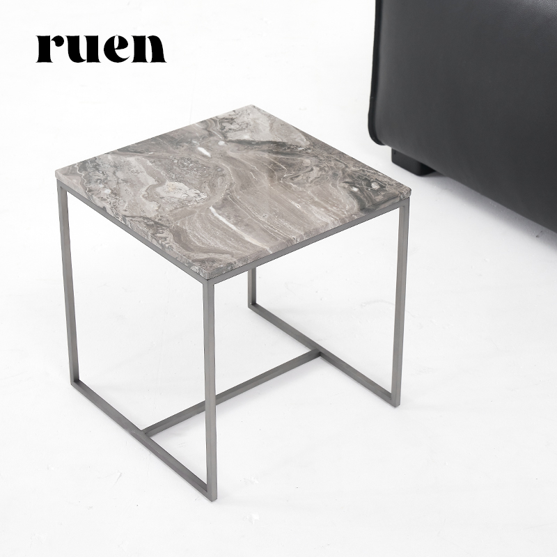 如恩意式极简奢石边几