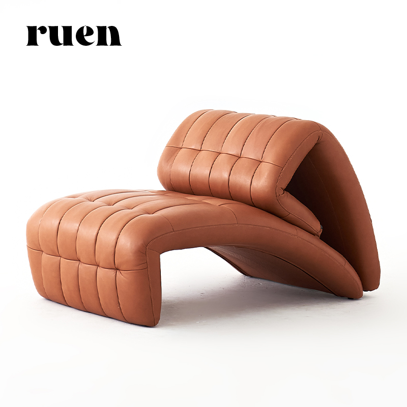 如恩皮革包豪斯休闲椅